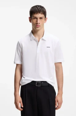 Poloshirt aus Baumwoll-Piqué mit Logo-Print