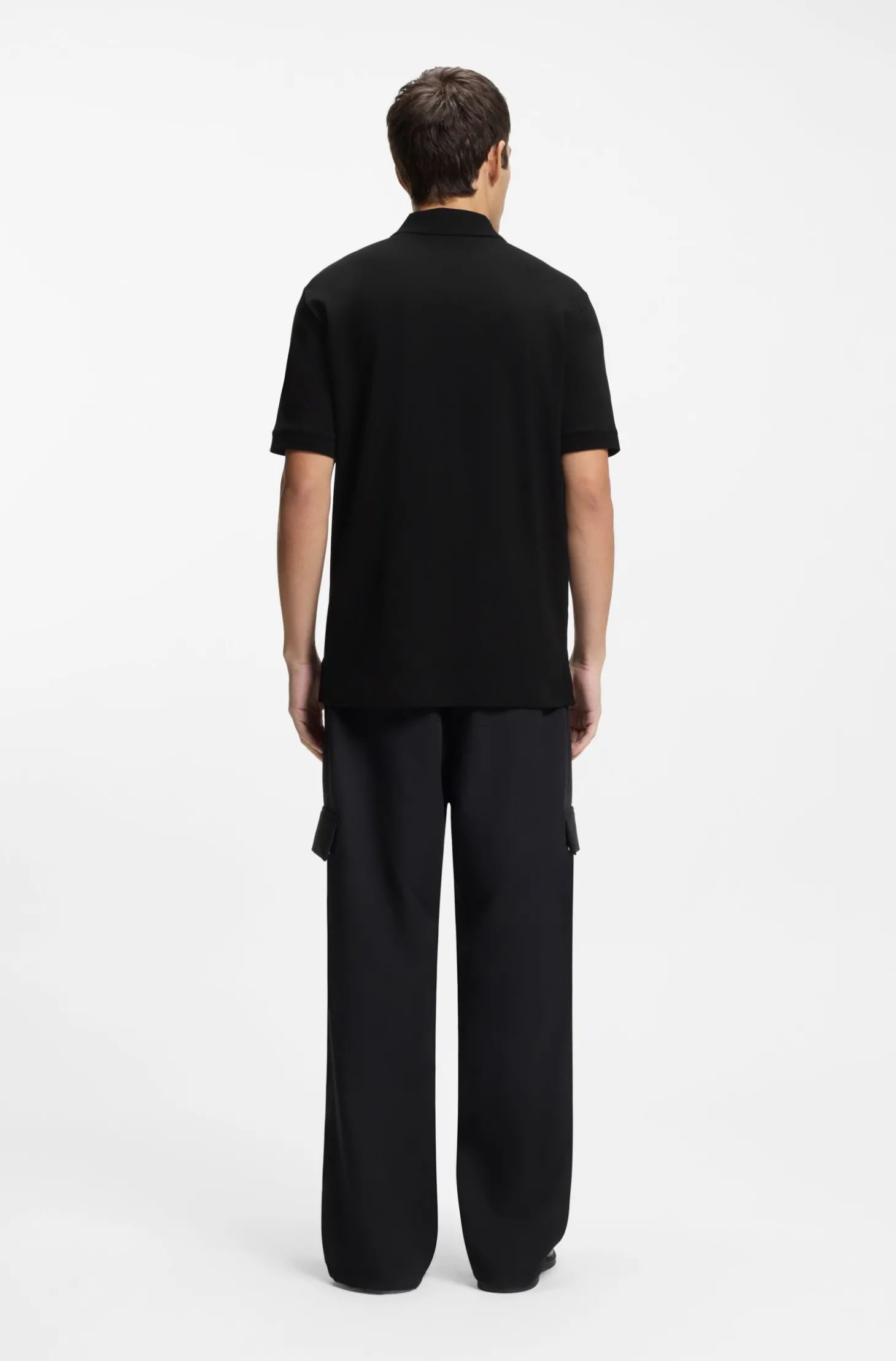 Poloshirt aus Baumwoll-Piqué mit Reißverschluss am Ausschnitt