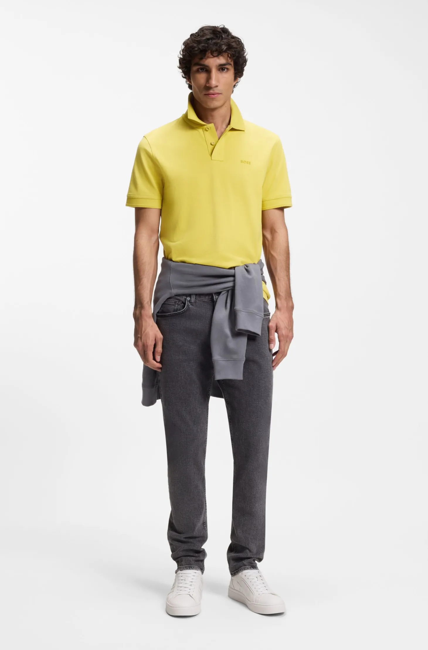 Poloshirt aus Baumwoll-Piqué mit Logo-Detail