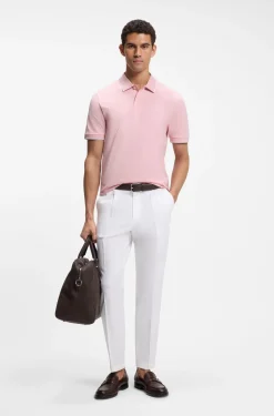 Poloshirt aus Baumwoll-Piqué mit Logo-Stickerei