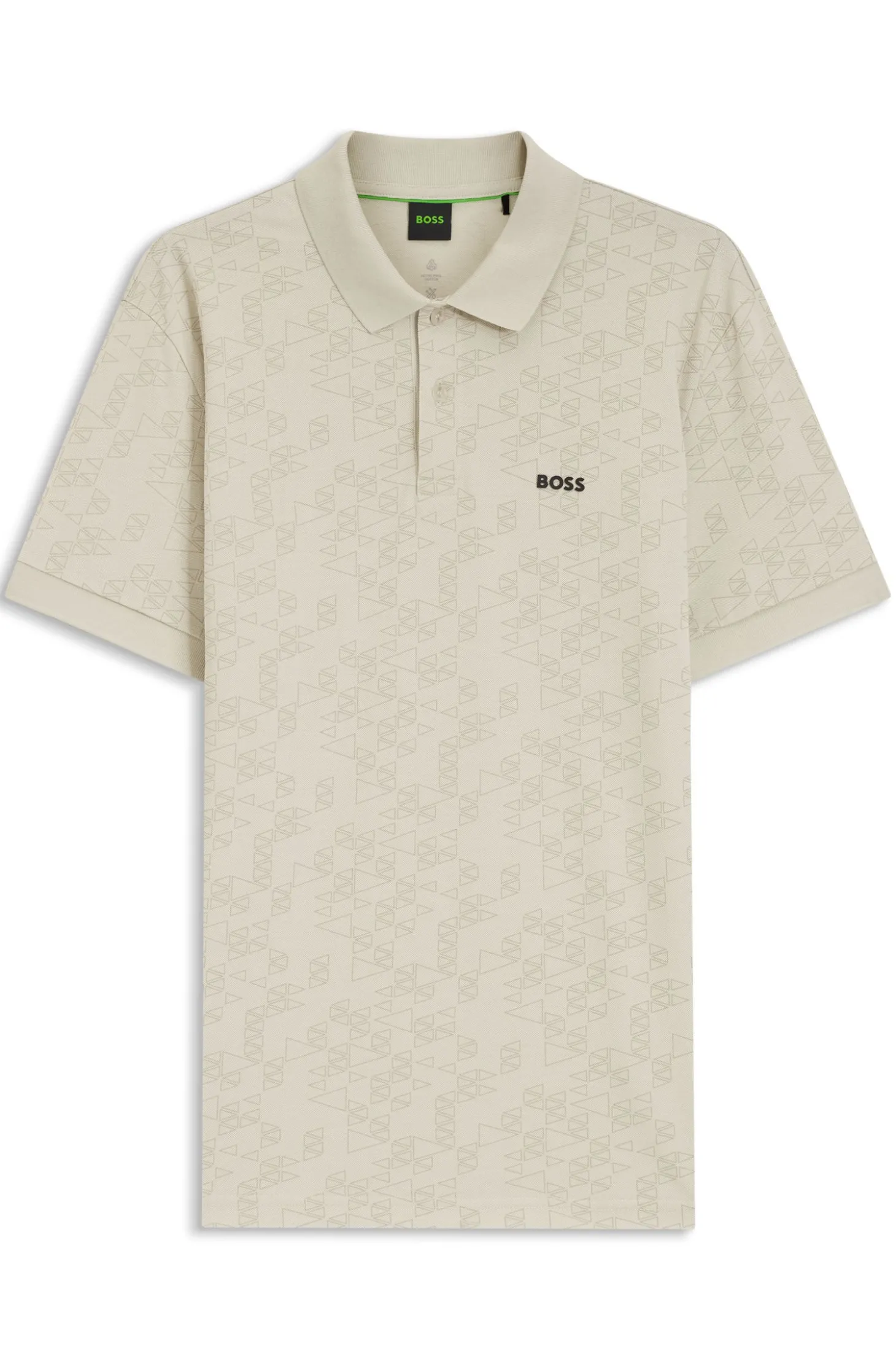 Poloshirt aus Baumwoll-Piqué mit Allover-Print