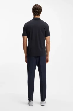 Poloshirt aus Baumwoll-Piqué mit Print-Muster