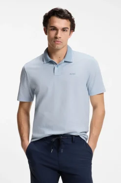 Poloshirt aus Baumwoll-Piqué mit Logo-Print