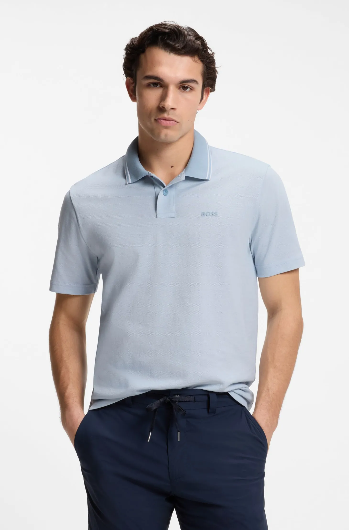 Poloshirt aus Baumwoll-Piqué mit Logo-Print