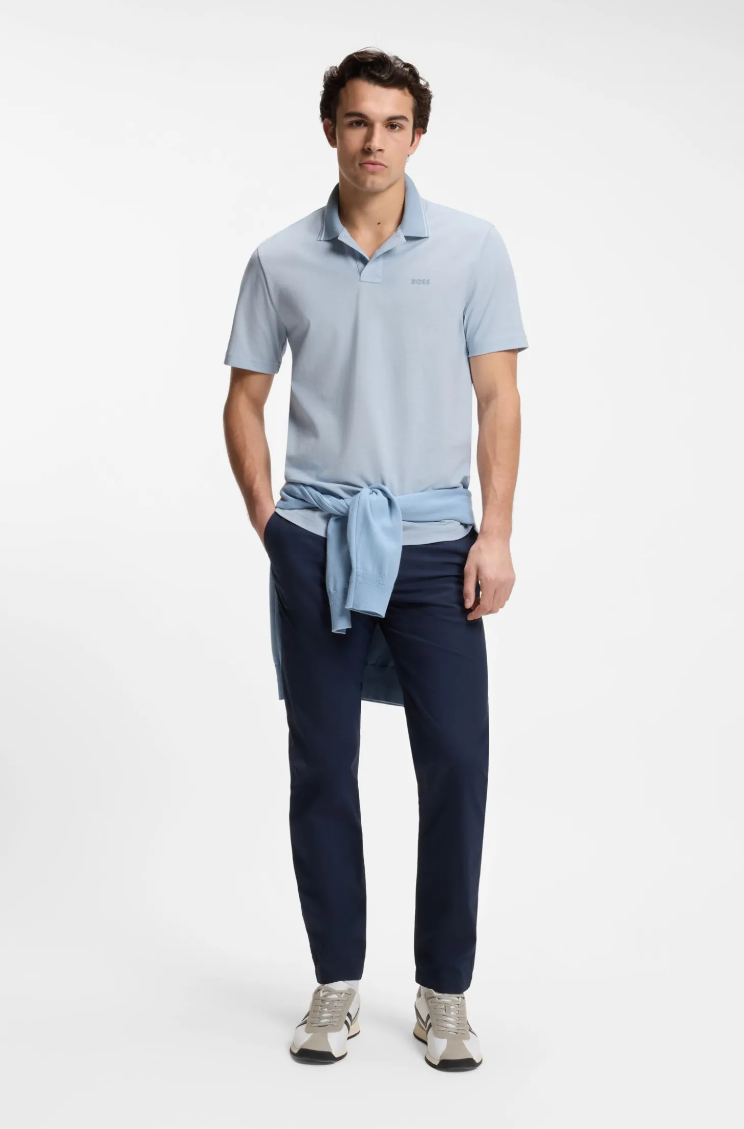 Poloshirt aus Baumwoll-Piqué mit Logo-Print
