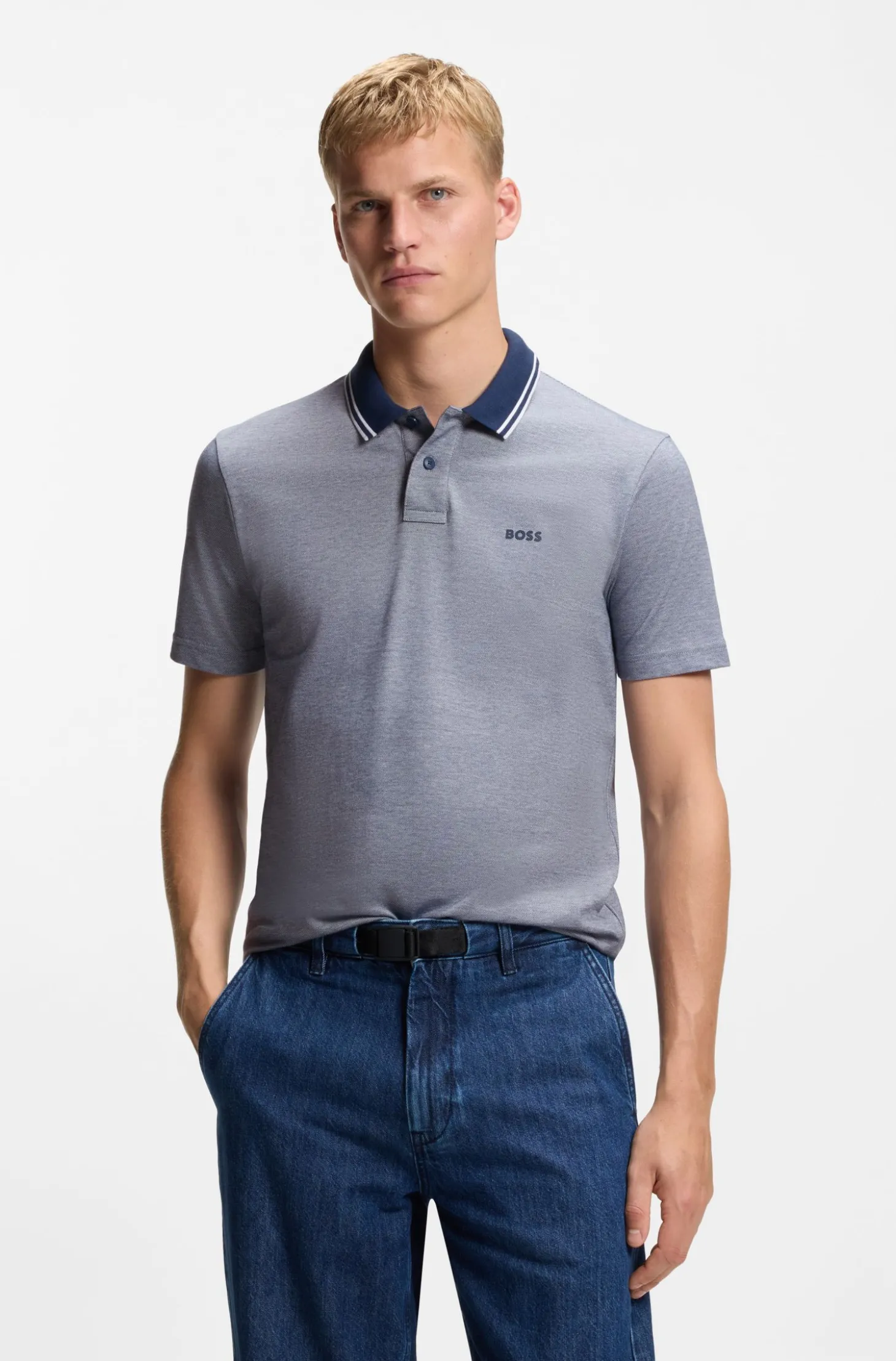 Poloshirt aus Baumwoll-Piqué mit Logo-Print
