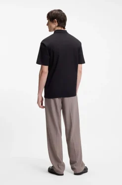 Poloshirt aus Interlock-Baumwolle mit Stack-Logo