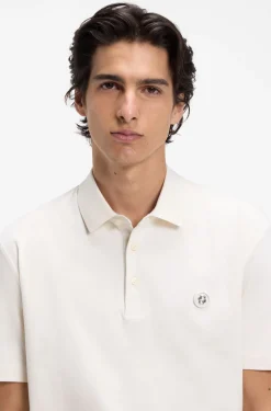 Poloshirt aus merzerisierter Baumwolle mit Double-B-Monogramm