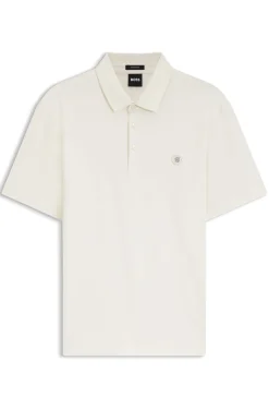 Poloshirt aus merzerisierter Baumwolle mit Double-B-Monogramm