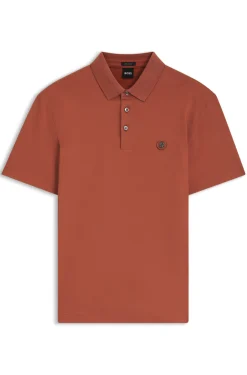 Poloshirt aus merzerisierter Baumwolle mit Double-B-Monogramm
