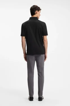Poloshirt aus merzerisierter Baumwolle mit Double-B-Monogramm