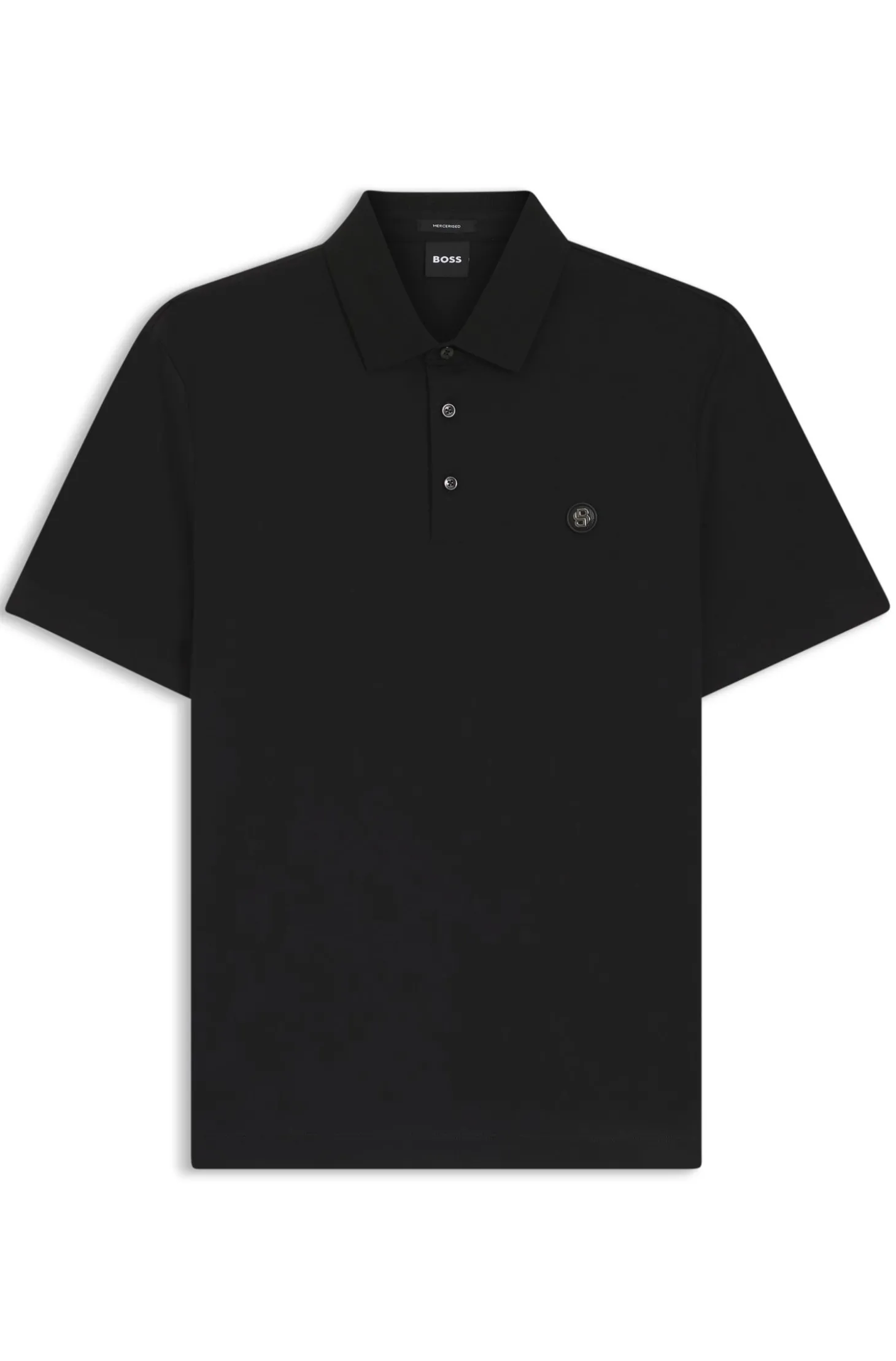 Poloshirt aus merzerisierter Baumwolle mit Double-B-Monogramm