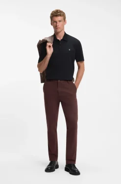 Poloshirt aus merzerisierter Baumwolle mit Double-B-Monogramm