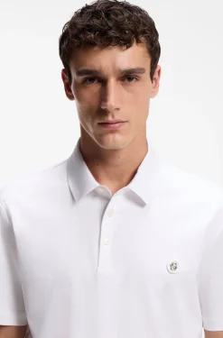 Poloshirt aus merzerisierter Baumwolle mit Double-B-Monogramm