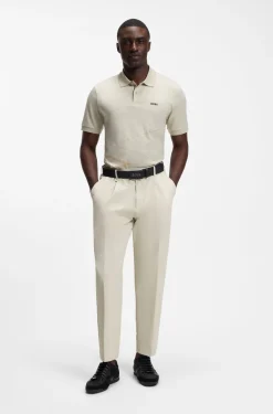 Poloshirt aus Pima-Baumwolle mit platziertem Print
