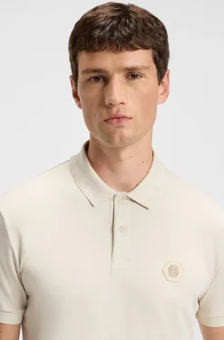 Poloshirt aus Pima-Baumwolle mit Double-B-Monogramm