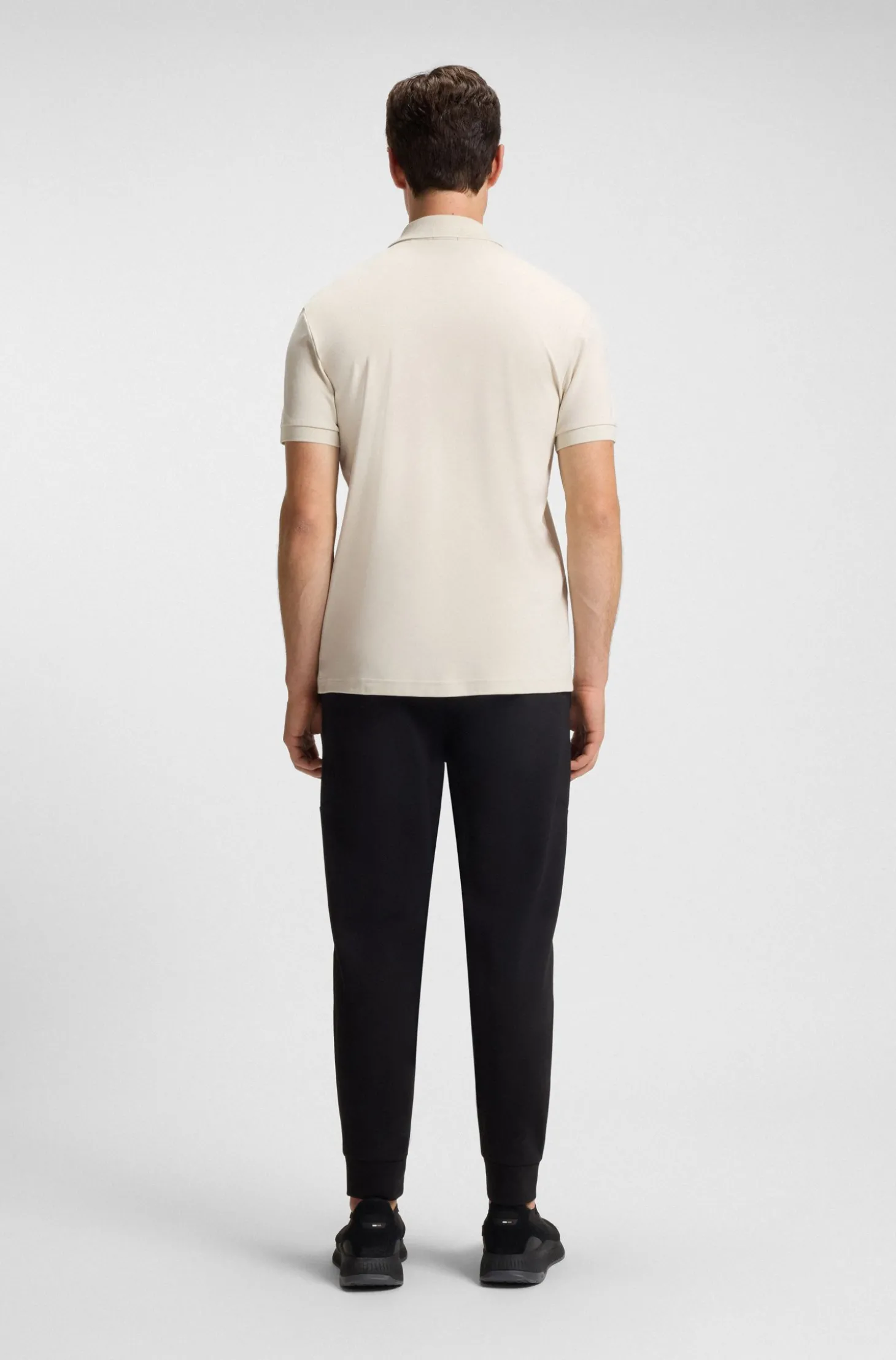 Poloshirt aus Pima-Baumwolle mit Double-B-Monogramm