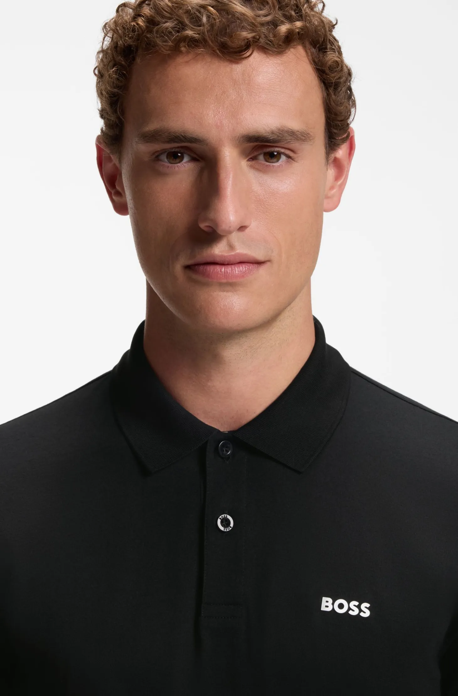 Poloshirt aus Pima-Baumwolle mit platziertem Print