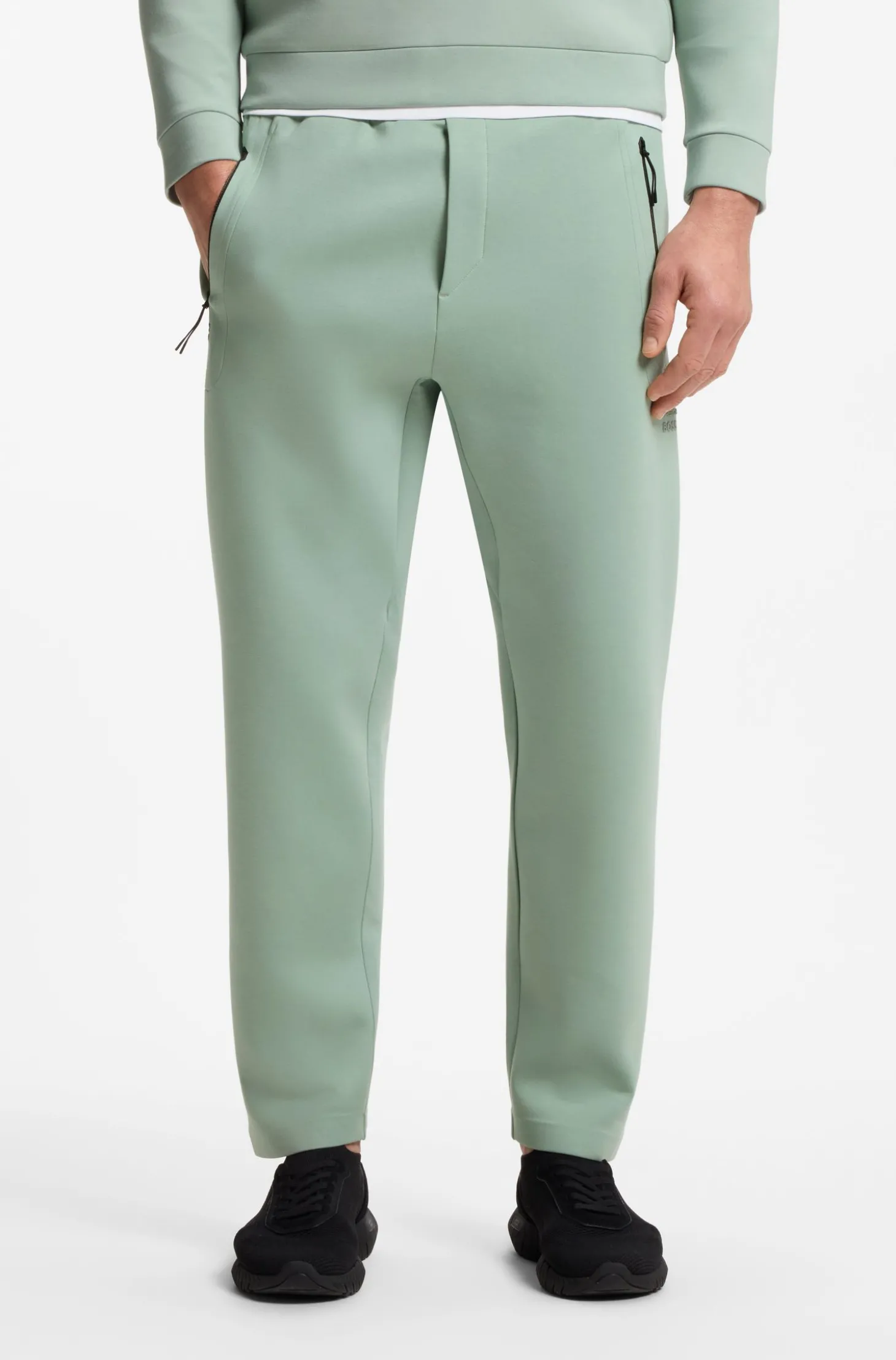 Porsche x BOSS Jogginghose mit Ton-in-Ton reflektierendem Branding