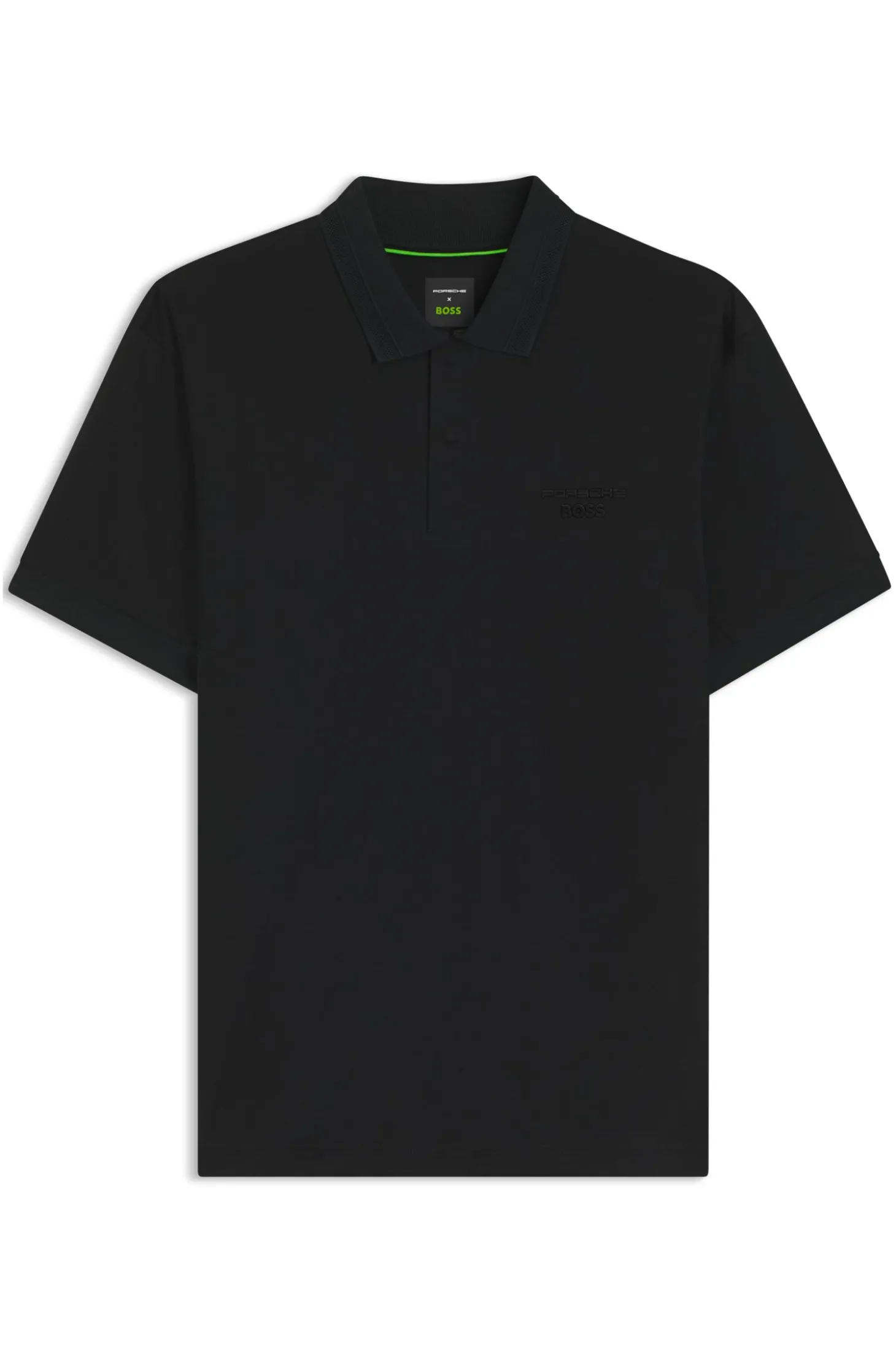 Porsche x BOSS Poloshirt aus merzerisierter Baumwolle