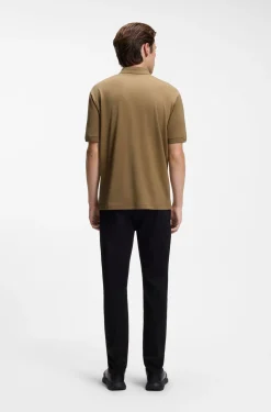 Porsche x BOSS Poloshirt mit glänzendem Logo