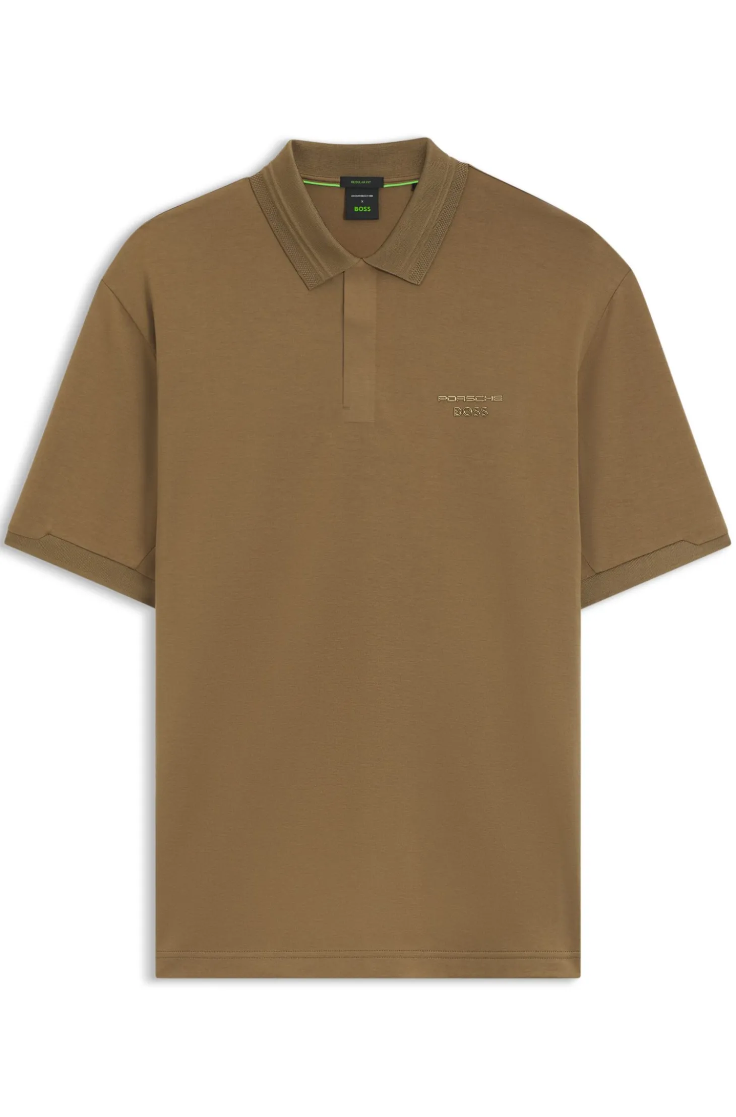 Porsche x BOSS Poloshirt mit glänzendem Logo
