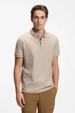 Porsche x BOSS Poloshirt mit Pasha-Muster