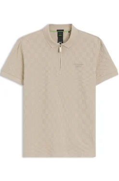 Porsche x BOSS Poloshirt mit Pasha-Muster