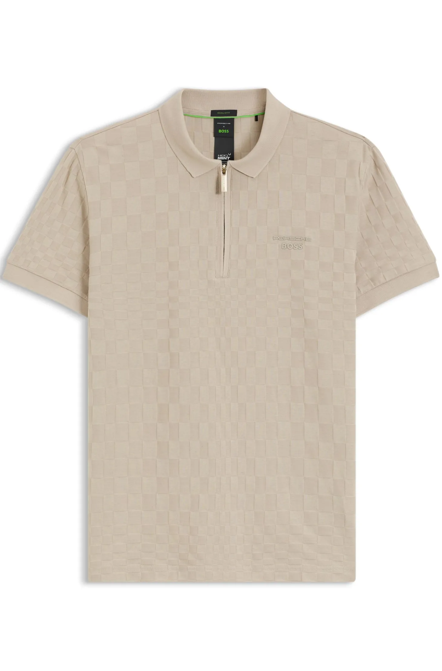 Porsche x BOSS Poloshirt mit Pasha-Muster