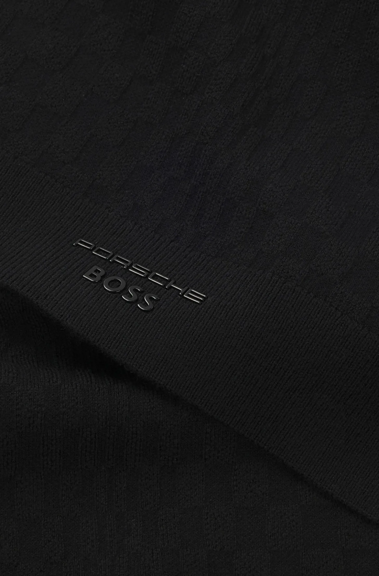 Porsche x BOSS Schal mit Pasha-Karo