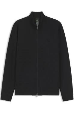 Porsche x BOSS Sweatjacke aus Jacquard mit Pascha-Karo