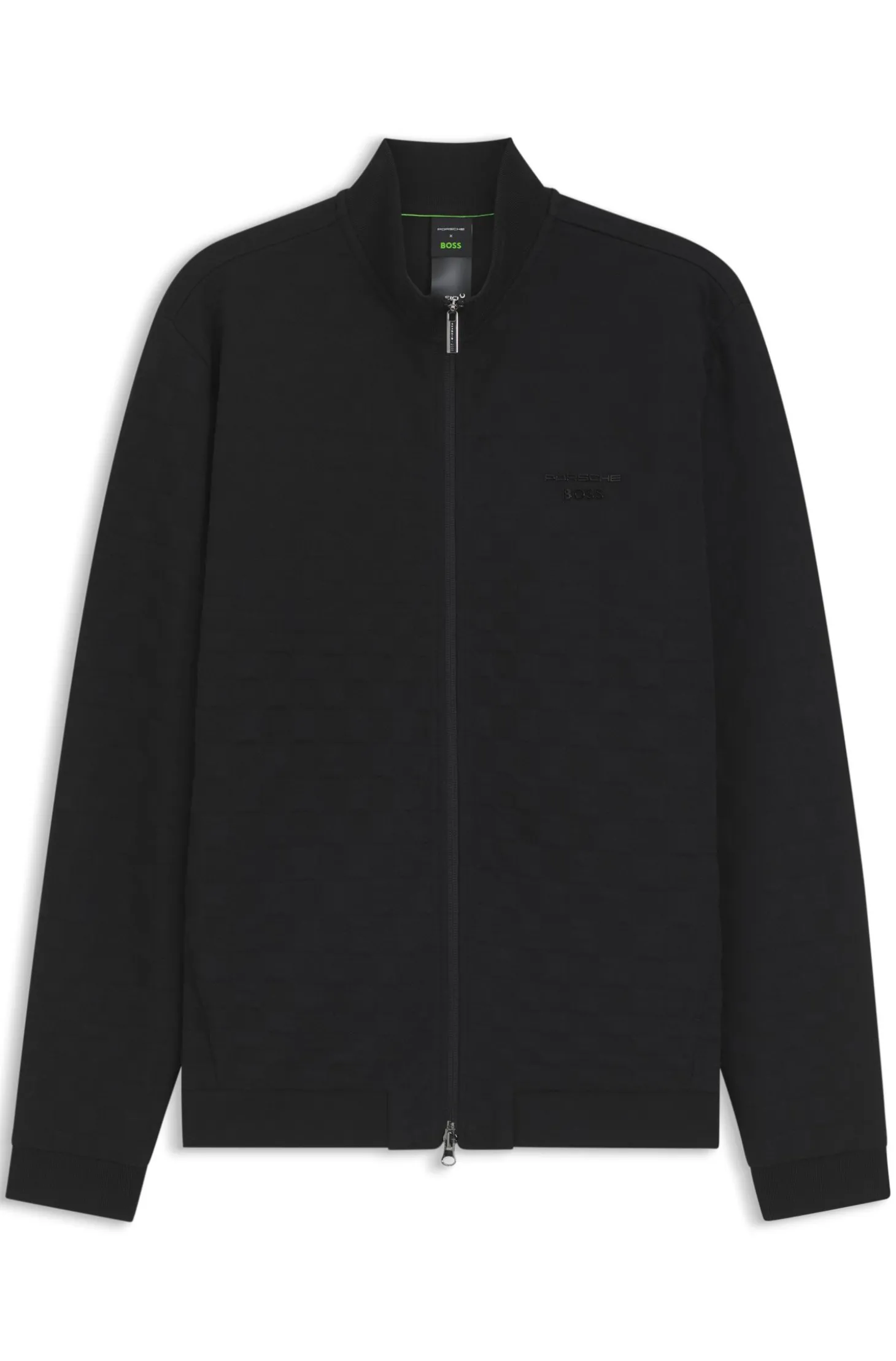 Porsche x BOSS Sweatjacke aus Jacquard mit Pascha-Karo
