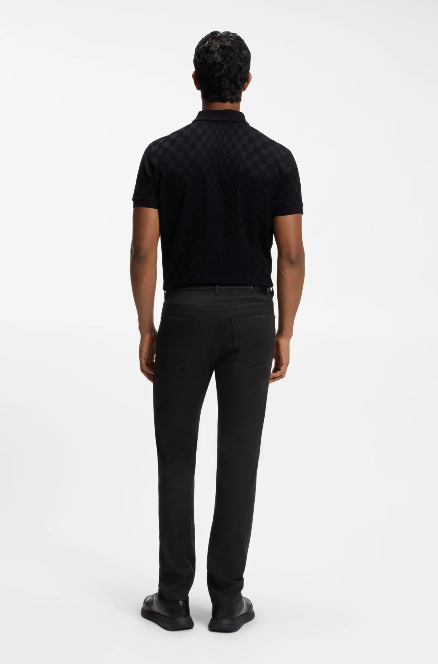 Porsche x BOSS Tapered-Fit Hose aus Stretch-Denim