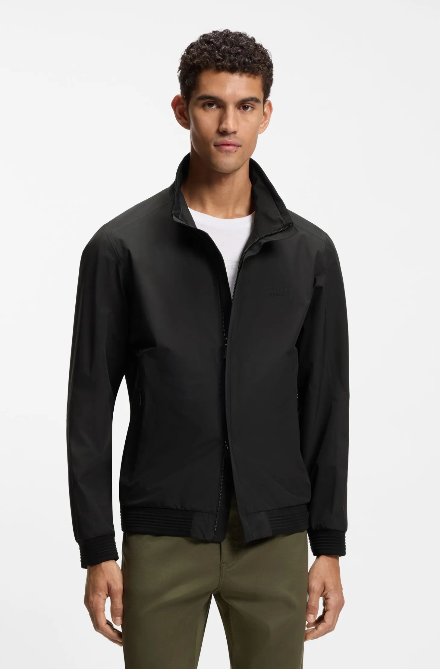 Porsche x BOSS wasserabweisende Softshelljacke