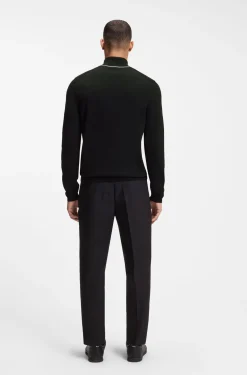 Pullover aus Baumwolle mit kurzem Reißverschluss