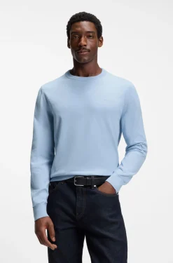 Pullover aus Baumwolle mit Logo-Stickerei