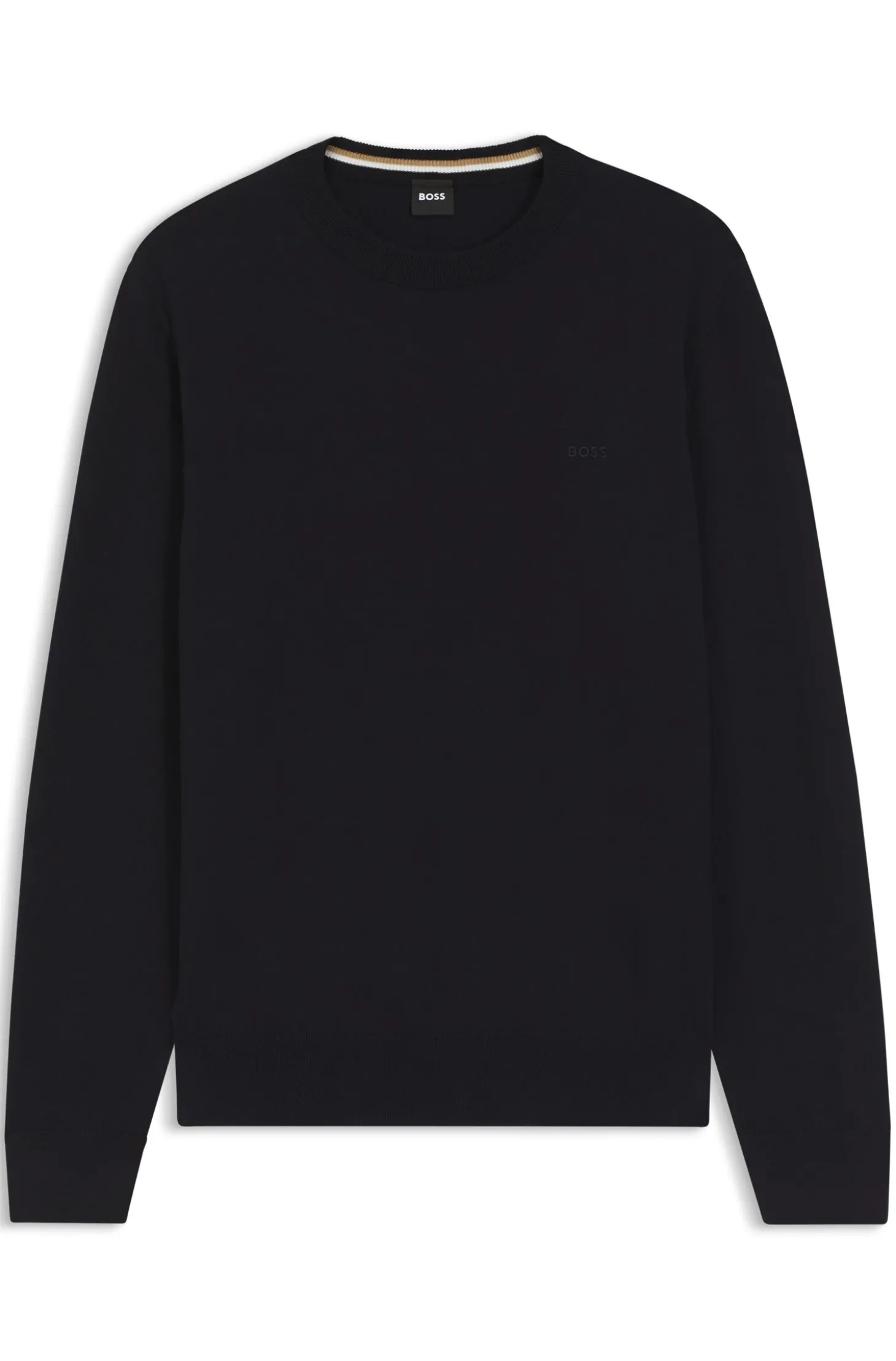 Pullover aus Baumwolle mit Logo-Stickerei