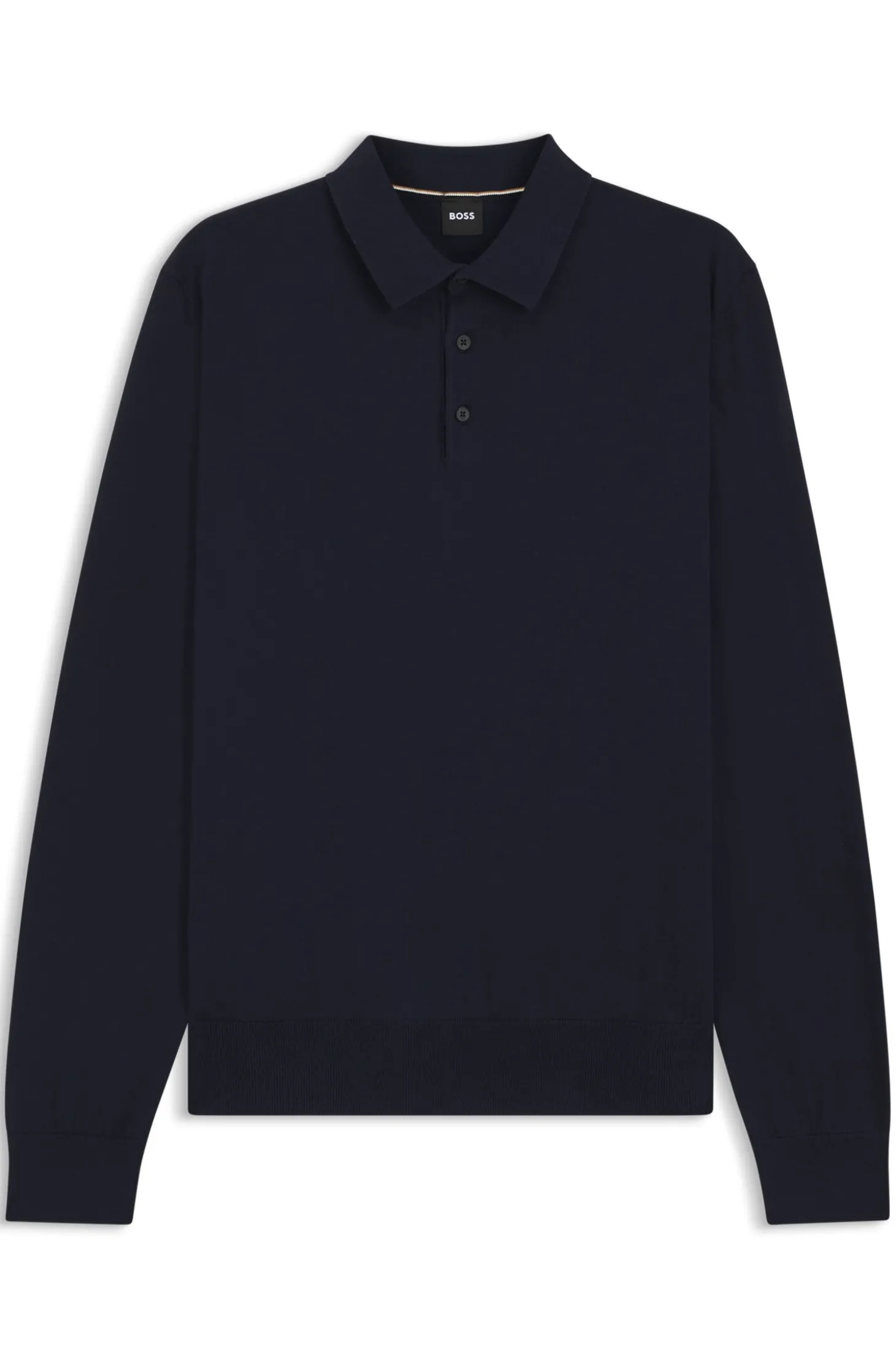 Pullover aus Baumwolle mit Polokragen
