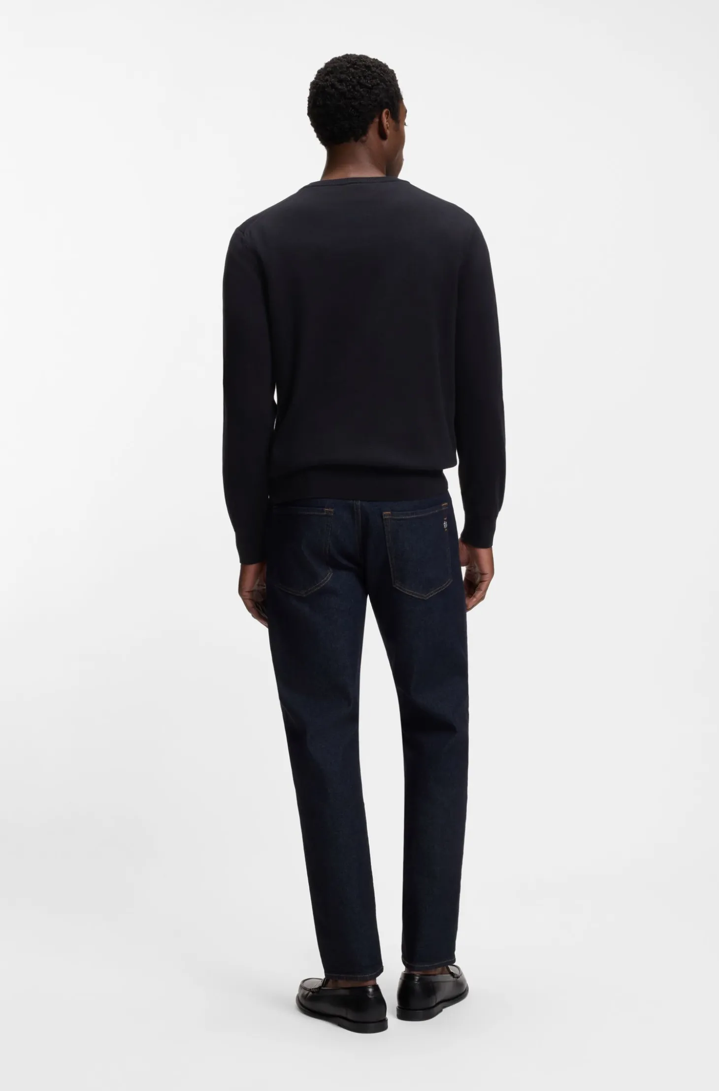 Pullover aus Baumwolle mit V-Ausschnitt