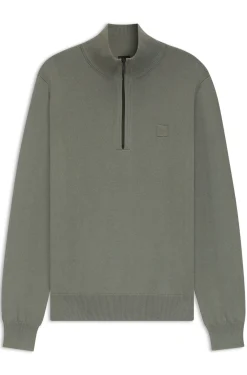 Pullover aus Baumwolle und Kaschmir mit Troyerkragen