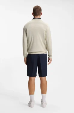 Pullover aus Baumwoll-Mix mit Bodymapping-Struktur