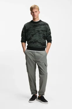 Pullover aus Baumwoll-Mix mit grafischem Jacquard-Muster