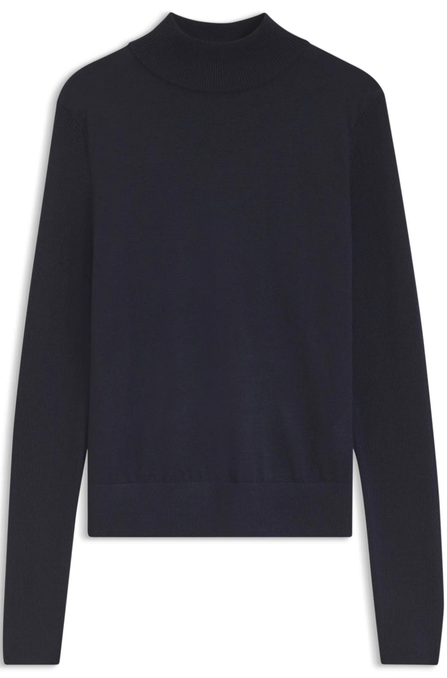 Pullover aus extrafeiner Schurwolle mit Stehkragen