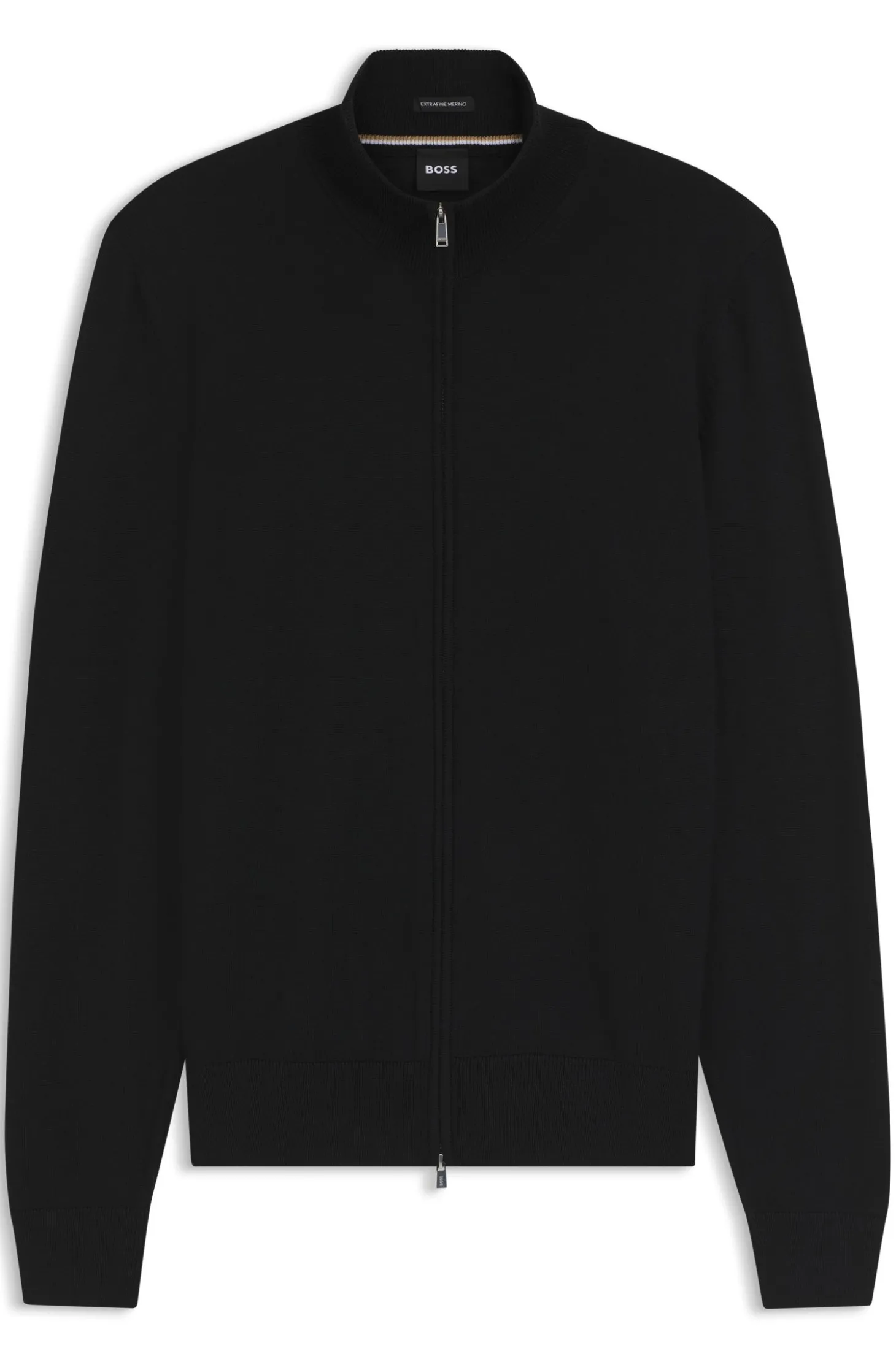 Pullover aus Merinowolle mit Reißverschluss