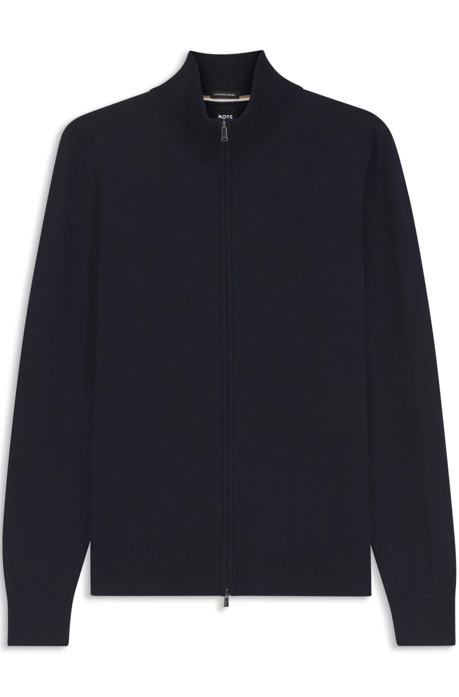 Pullover aus Merinowolle mit Reißverschluss