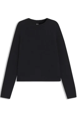 Pullover aus Stretch-Garnen mit Rundhalsausschnitt