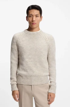 Pullover in Tweed-Optik aus Kaschmir-Mix mit Schurwolle