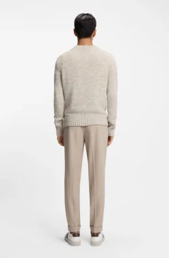 Pullover in Tweed-Optik aus Kaschmir-Mix mit Schurwolle