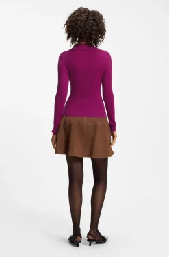 Pullover mit Polokragen aus Woll-Mix mit Kaschmir