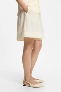 Pumps aus Leder mit Slingback-Riemen